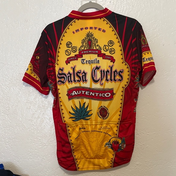 Salsa Cycles Tequila Autentico Cycling Jersey VTG Large - Picture 5 of 5